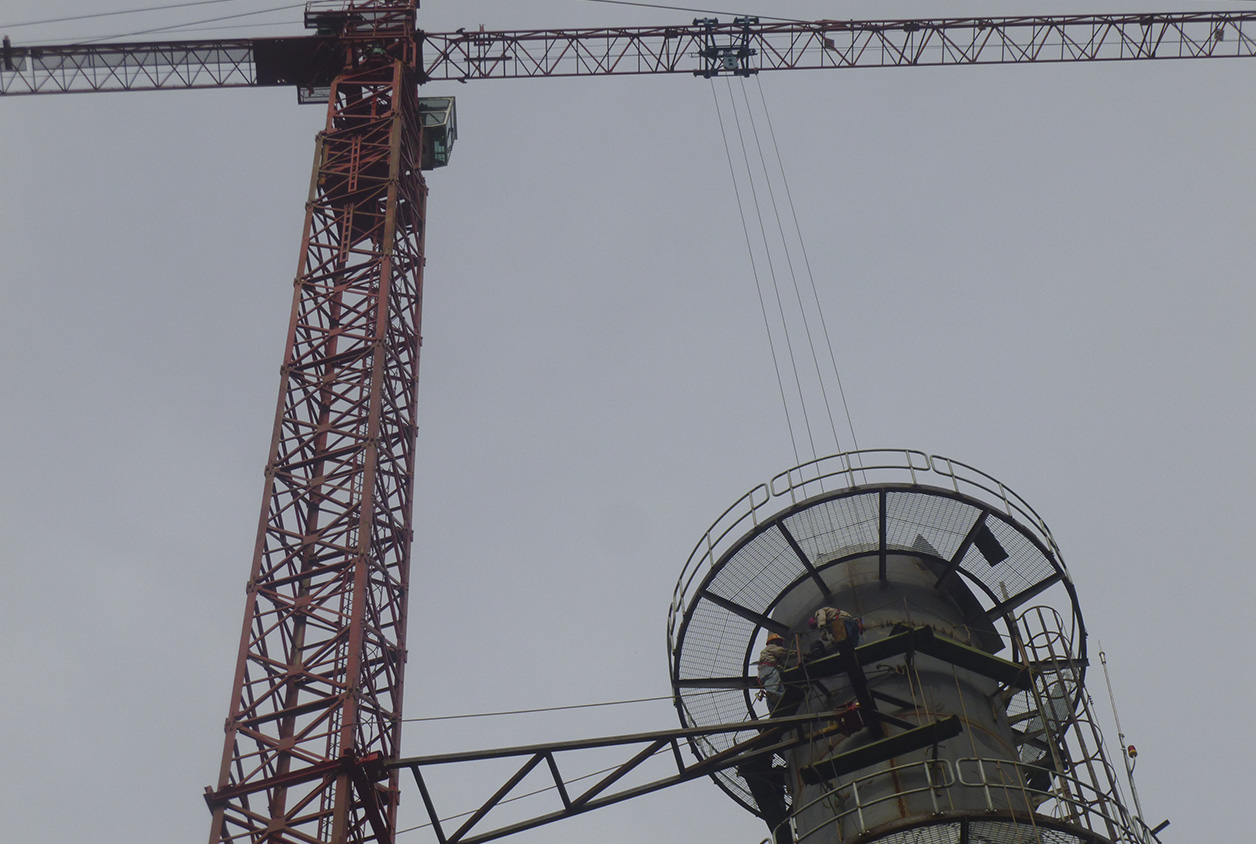 Grúas torre para proyectos industriales 